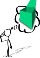 Thinking Box Clip Art drawing