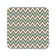 White And Aqua Chevron Clip Art