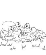 Ugly Duckling Coloring Pages
