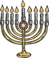 Jewish Symbol as a graphic illustration