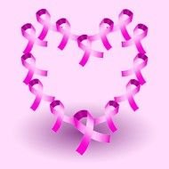 Pink Ribbon For Cancer Awareness Month