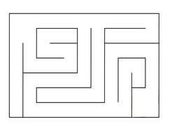 Simple Maze Pattern drawing