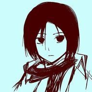 Titan Mikasa drawing