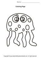 Jellyfish Coloring Pages N2