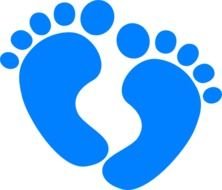 Baby Feet Clip Art N35