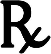Prescription RX Symbol Clip Art N2