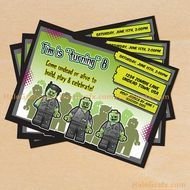 Free Printable Zombie Birthday Invitations