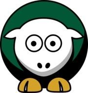 Sheep Dallas Stars Team Colors Clip Art