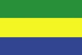 Gabon Flag drawing