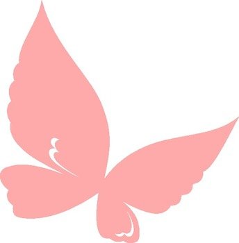 Pink Butterflies Clip Art N6