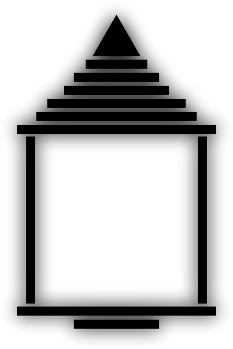 lamp house drawing