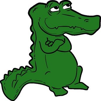 Alligator Clip Art N72