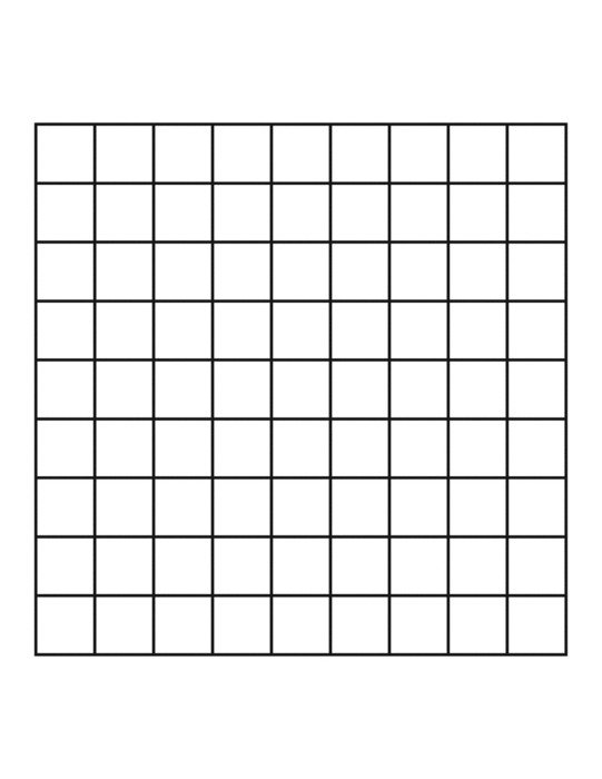 clipart of the Number Grid