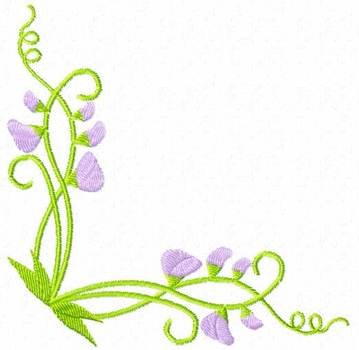 Flower Corner Border Designs N3