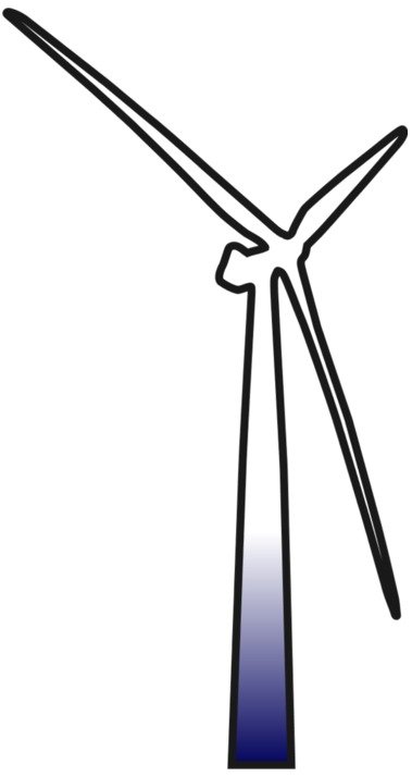 Wind Turbine Clip Art N25