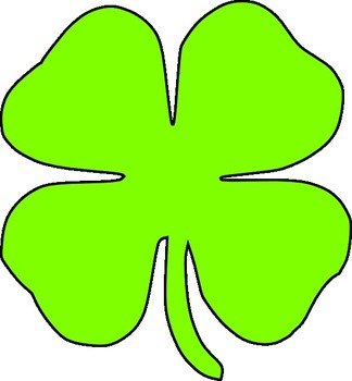 4 H Clover Clip Art N8