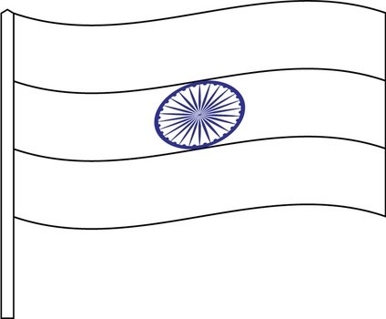 India Flag Color