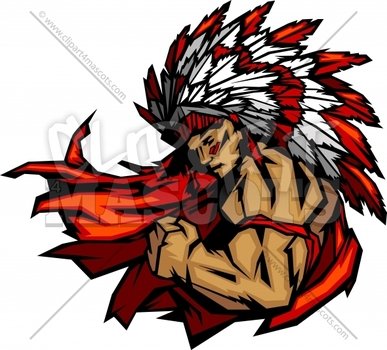 Indian Chief Mascot