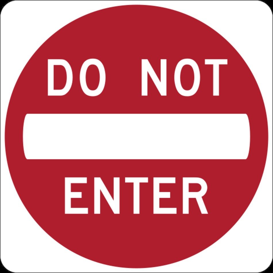 Do Not Enter Sign N13