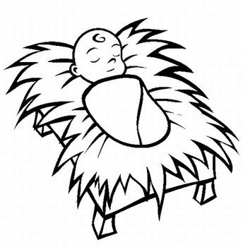 Baby Jesus Coloring Pages N3