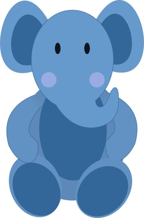 Baby Elephant Clip Art N34