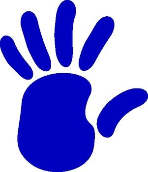 Hand Print Clip Art N32