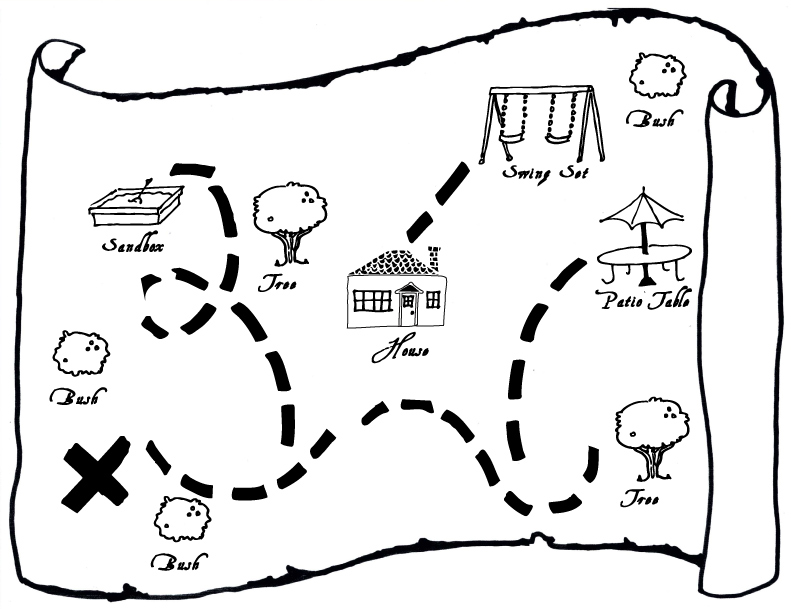 Printable Pirate Treasure Map Template Free Image Download