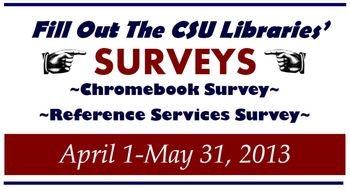 CSU libraries' surveys