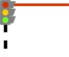 traffic light as a frame