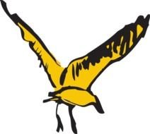 Flying Bird Clip Art N38