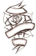 Drawings Of Roses Hearts