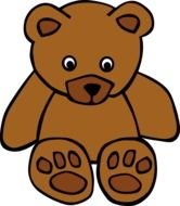 brown cartoon Teddy Bear