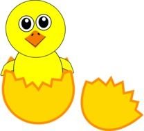 Funny Cartoon Eggs drawing