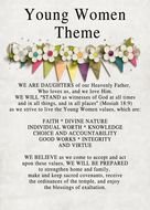 Young Women Theme drawing