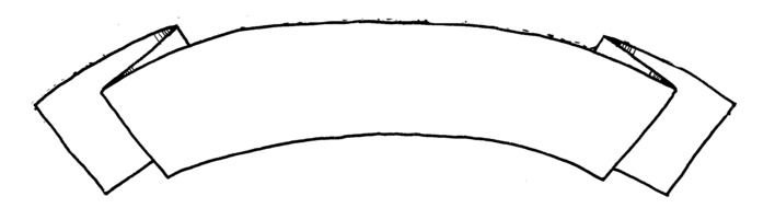 white Banner drawing