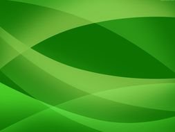 green abstract design on banner