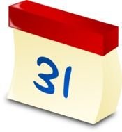 New Years Icons Clip Art