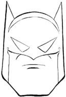 Batman Mask, outline