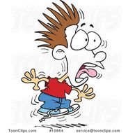 Scared Cartoon Boy N2