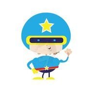 Cute Super Hero Clip Art