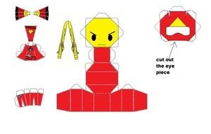 ninja figure pattern