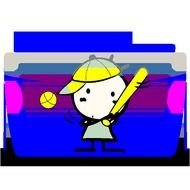 Cartoon Children Folder PNG Clipart