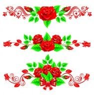 Roses Vector drawing