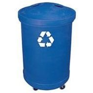 Plastic Recycle Bin as a graphic illustration