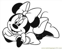 Minnie Mouse Coloring Pages Printable