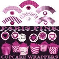 Valentine Cupcake Clip Art N5