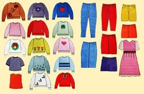 Different Clothes poster drawing