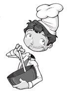 cook as graphic illustration
