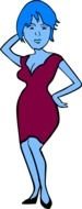 Woman Clip Art drawing