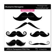 Mustache Clip Art N37